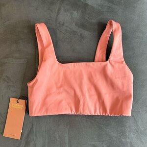 Girlfriend Collective square neck sports bra size S